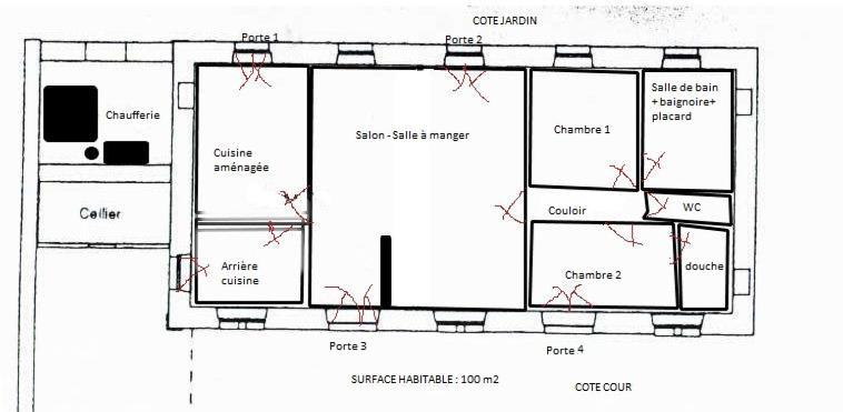 Gite -Belle Maison Dans Une Ancienne Ecole-Tarif Reduit Hors We ! Chanzeaux ภายนอก รูปภาพ